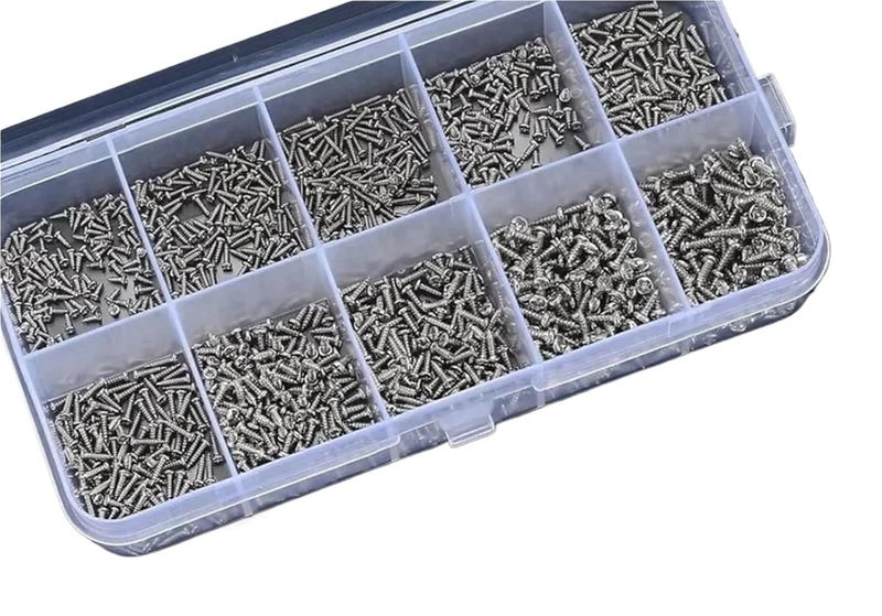 1200Pcs Mini Wood Screw Kit For DIY Electronics Watch And Sunglasses Repair - Image 2